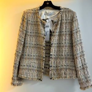 IRO Jacket Pink Black Gold Tweed NWT